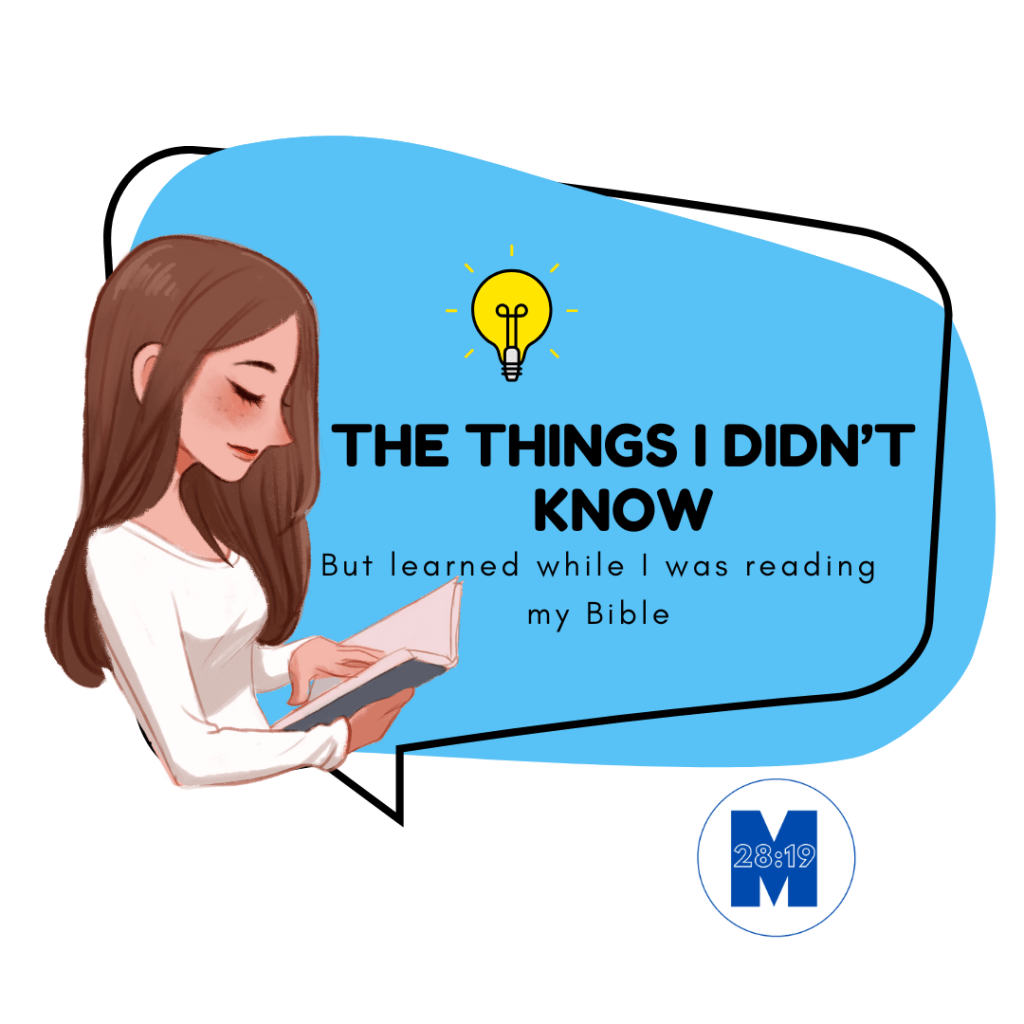 The Things I Did Not&nbsp;Know